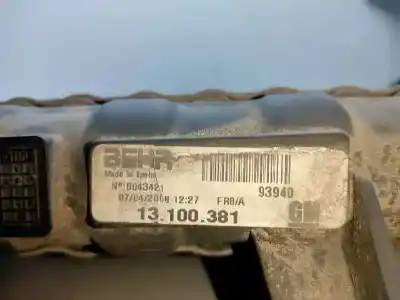 Peça sobressalente para automóvel em segunda mão radiador de água por opel combo familiar referências oem iam 1300259  