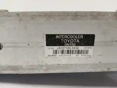 Peça sobressalente para automóvel em segunda mão intercooler por toyota auris (_e15_) 1.4 d-4d (nde150_) referências oem iam 179000n040  jd1271005350