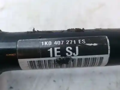 Peça sobressalente para automóvel em segunda mão transmissão dianteira esquerda por seat leon (1p1) fr referências oem iam 1k0407271es  