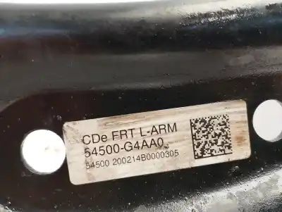 Peça sobressalente para automóvel em segunda mão braço de suspensão inferior esquerdo dianteiro por kia ceed business referências oem iam 54500g4aa0  