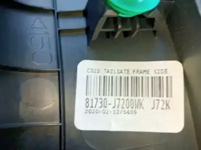 Peça sobressalente para automóvel em segunda mão molduras traseiras por kia ceed business referências oem iam 81730j7200wk  
