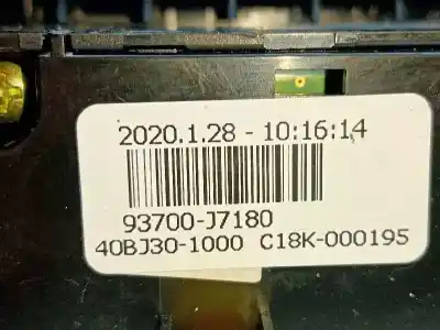 Second-hand car spare part multifunction switch for kia ceed business oem iam references 93700j7180  