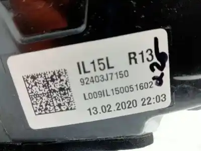 Second-hand car spare part interior left tailgate light for kia ceed business oem iam references 92403j7150  