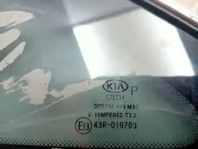 Peça sobressalente para automóvel em segunda mão vidro de custódia triangular traseiro esquerdo por kia ceed business referências oem iam 87810j7610  