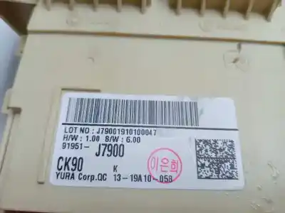 Peça sobressalente para automóvel em segunda mão caixa de fusíveis e relés por kia ceed business referências oem iam 91951j7900  