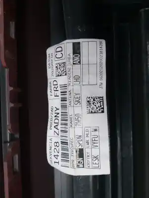 Peça sobressalente para automóvel em segunda mão para choques traseiro por kia ceed business referências oem iam 86610j7320  