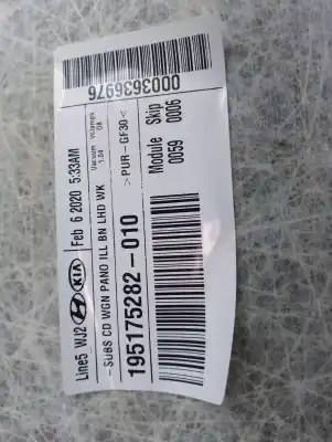 Second-hand car spare part ceiling for kia ceed business oem iam references 85410j7310wk  