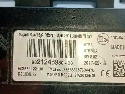 Second-hand car spare part electronic module for citroen ds4 design oem iam references 9821246980  