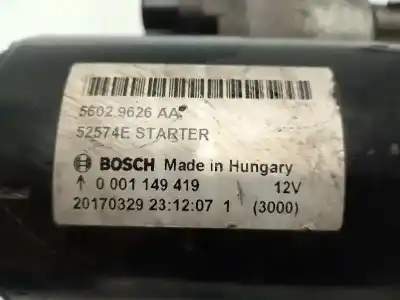 Piesă de schimb auto la mâna a doua electromotor pentru jeep compass 2.0 crd cat referințe oem iam 56029626aa  0001149419