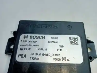 Second-hand car spare part electronic module for citroen ds4 design oem iam references 9800094580  