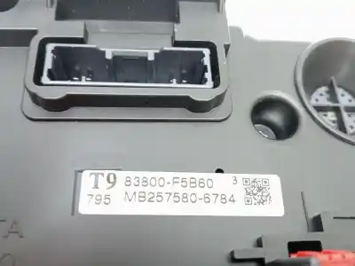 Автозапчастина б/у панель інструментів для toyota yaris (_p13_) 1.5 hybrid (nhp130_) посилання на oem iam 83800f5b60  