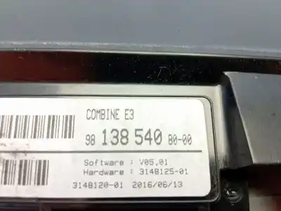Pezzo di ricambio per auto di seconda mano DISPLAY MULTIFUNZIONE per CITROEN C4 CACTUS  Riferimenti OEM IAM 9813854080  