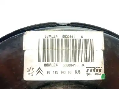 Gebrauchtes Autoersatzteil BREMSSERVO zum CITROEN C4 CACTUS  OEM-IAM-Referenzen 1609894980 9811514380 