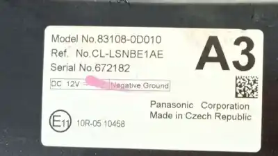 Peça sobressalente para automóvel em segunda mão quadrante por toyota yaris active referências oem iam 831080d010  
