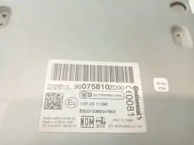 Tweedehands auto-onderdeel AUDIOSYSTEEM / RADIO-CD voor CITROEN C-ELYSEE (DD_)  OEM IAM-referenties 1615650380 98075810ZD 