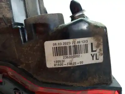 Автозапчастина б/у внутрішній лівий задній ліхар для toyota c-hr hybrid active посилання на oem iam 81566f4120  