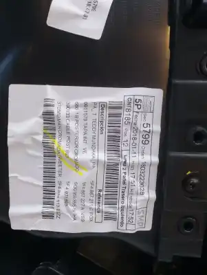 Автозапчастина б/у обкітка задніх лівіх дверей для seat leon (5f1) 1.4 16v tsi act посилання на oem iam 5f4867211c  