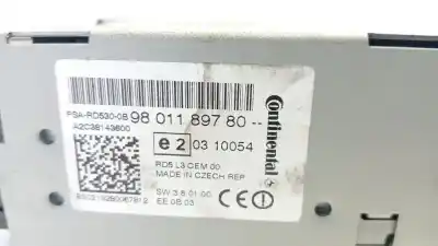 Автозапчастина б/у аудіо система / радіо cd для citroen c4 lim. tonic посилання на oem iam 9801189780 9801189780 