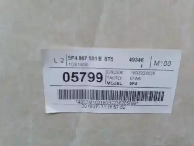 Pezzo di ricambio per auto di seconda mano soffitto per seat leon (5f1) 1.5 tsi riferimenti oem iam 5f48675015t5   Pezzo di ricambio per auto di seconda mano soffitto per seat leon (5f1) 1.5 tsi riferimenti oem iam 5f48675015t5