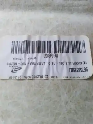 Second-hand car spare part ceiling for citroen c-elysee (dd_) 1.2 vti 82 oem iam references 98007254bj 96756525bj 