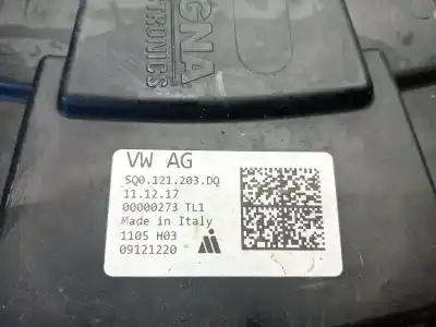 Second-hand car spare part radiator cooling fan for seat leon (5f1) 1.4 16v tsi act oem iam references 5wa121203g 5q0121203dq 