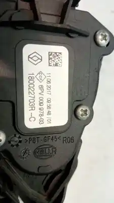 Pezzo di ricambio per auto di seconda mano pedale dell acceleratore per dacia duster ambiance 4x2 riferimenti oem iam 9827704480