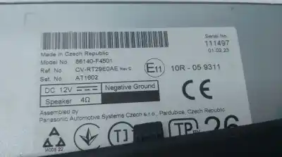 Автозапчастина б/у gps навігаційна система для toyota c-hr hybrid active посилання на oem iam 86140f4501  