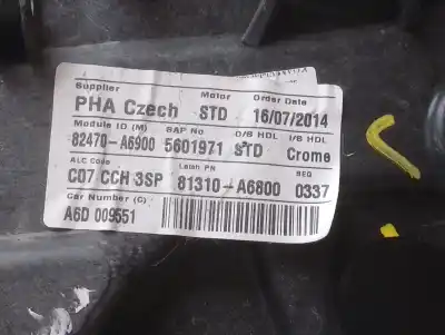 Second-hand car spare part left front window motor for kia pro cee´d (ed) 1.6 crdi 90 oem iam references 824501h010 82450a2700 