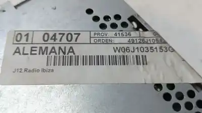 Автозапчасти б/у аудиосистема / радио cd за seat ibiza iv (6j5, 6p1) 1.6 tdi ссылки oem iam 6j1 035 153 h   Автозапчасти б/у аудиосистема / радио cd за seat ibiza iv (6j5, 6p1) 1.6 tdi ссылки oem iam 6j1 035 153 h