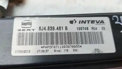 Second-hand car spare part rear left window regulator for seat ibiza iv (6j5, 6p1) 1.6 tdi oem iam references 6j4 839 461 c  