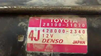 Автозапчастина б/у двигун запускається для lexus is200 (ds2/is2) 250 v6 посилання на oem iam 2810031070 4j 12v denso 4280002340