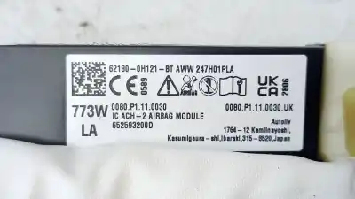 Автозапчастина б/у передня ліва подушка безпеки для toyota aygo x (_b7_) 1.0 vvt-i (kgb70) посилання на oem iam 621800h121  