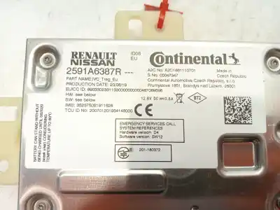 Peça sobressalente para automóvel em segunda mão módulo eletrônico por renault clio v (b7_) 1.0 tce 100 (b7mt) referências oem iam 2591a6387r  