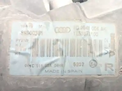 Pezzo di ricambio per auto di seconda mano faro anteriore destro per audi a4 b5 (8d2) 1.9 tdi riferimenti oem iam 8d0941004ak  