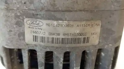 Second-hand car spare part alternator for ford focus ii (da_, hcp, dp) 1.8 tdci oem iam references 1496231 q9k3b 4m5t10300lc 14v a115im 105a
