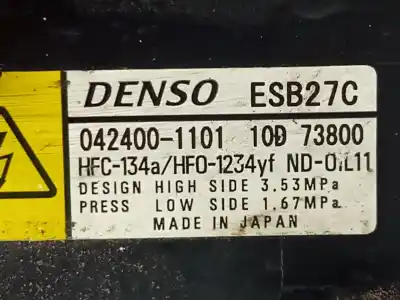 Peça sobressalente para automóvel em segunda mão compressor de ar condicionado a/a a/c por lexus ux (za10) * referências oem iam 8837033040 0424001101 10d73800