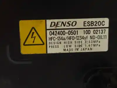 Автозапчасти б/у компрессор кондиционера воздуха за toyota c-hr (_x1_) 2.0 hybrid (maxh10) ссылки oem iam 8837012030 0424000501 / 10d02137 hfc134a