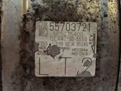 Peça sobressalente para automóvel em segunda mão compressor de ar condicionado a/a a/c por opel corsa d ´´111 years´´ referências oem iam 93190815 55703721 lt2 5e5275400 / ge447190-5550