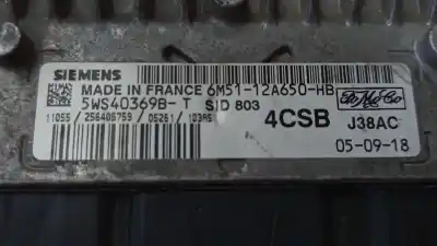 Pièce détachée automobile d'occasion calculateur moteur ecu pour ford focus c-max (dm2) 2.0 tdci références oem iam 1347883 6m5112a650 / 5ws40369b 