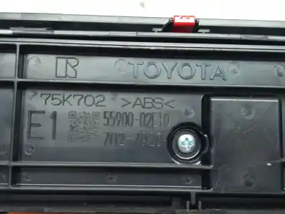 Peça sobressalente para automóvel em segunda mão comando de sofagem (chauffage / ar condicionado) por toyota corolla (e21) hybrid advance referências oem iam 5590002e10  7027q28