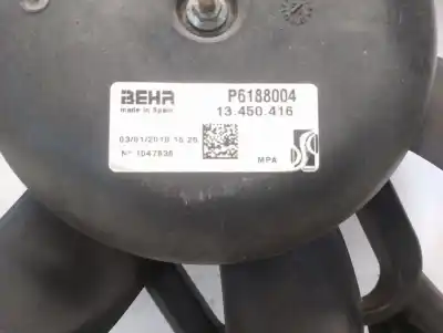 Автозапчастина б/у електро вентилятор для opel corsa e (x15) 1.4 lpg (08, 68) посилання на oem iam 13450416 39035153 / p6188004 13450418