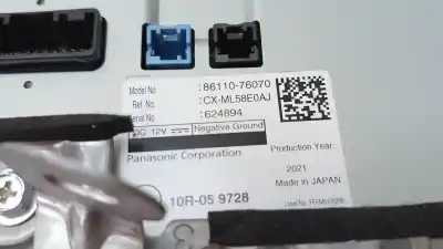 Second-hand car spare part multifunction display for lexus ux (za10) 250h e-four oem iam references 8611176100 8611076070 / 8391033301 