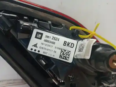 Second-hand car spare part interior rear right light for opel corsa e (x15) 1.4 lpg (08, 68) oem iam references 13454501  
