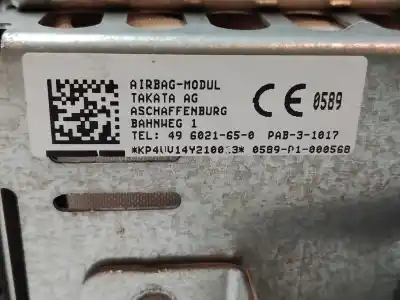 Peça sobressalente para automóvel em segunda mão airbag dianteiro direito por nissan note acenta referências oem iam 985153vv0a  