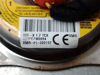 Peça sobressalente para automóvel em segunda mão airbag dianteiro direito por nissan note acenta referências oem iam 985153vv0a  