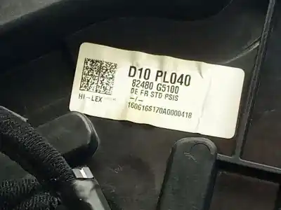 Second-hand car spare part passenger side right window regulator for kia niro * oem iam references 82481g5010 96330g500 82480g5100