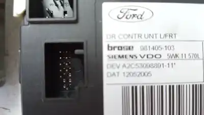 Peça sobressalente para automóvel em segunda mão motor elevador vidro dianteiro esquerdo por ford focus c-max (dm2) 2.0 tdci referências oem iam 1430345 981405103 / 5wk11570l 
