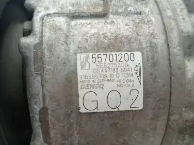 Peça sobressalente para automóvel em segunda mão compressor de ar condicionado a/a a/c por opel corsa d enjoy referências oem iam 93190812  55701200