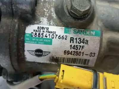 Tweedehands auto-onderdeel airconditioning compressor voor mini mini (r56) cooper oem iam-referenties 64529223392 08854107662 694250103