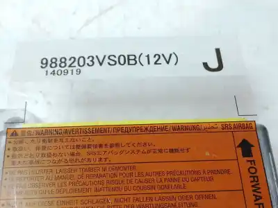 Peça sobressalente para automóvel em segunda mão centralina de airbag por nissan note acenta referências oem iam k88203vs0b  988203vs0b